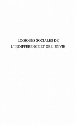 Cover Logiques sociales de l'indifference et d (eBook, PDF)