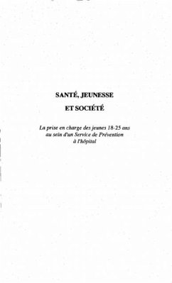 Cover Sante, jeunesse et societe (eBook, PDF)