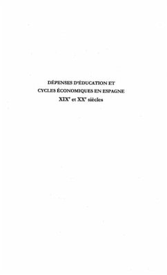 Depenses d'education et cycleseconomiqu (eBook, PDF)