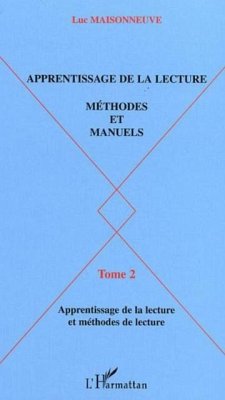 APPRENTISSAGE DE LA LECTURE (eBook, PDF) - Maisonneuve Luc