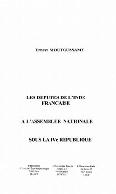 Deputes de l'inde francaise a l'assemblee nationale (eBook, PDF) Deputes de l'inde francaise a l'assemblee nationale (eBook, PDF)