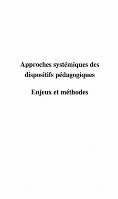 Cover Approches systematiques des dispositifs (eBook, PDF)