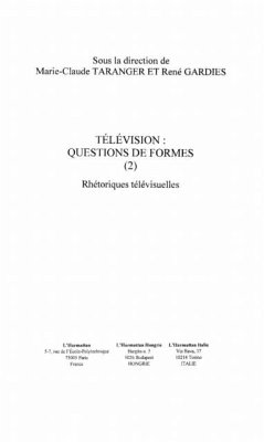 Television questions de formes rhetoriq (eBook, PDF)