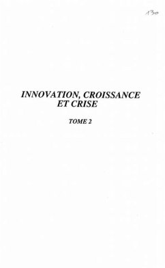 Cover Innovation, croissance et crise (Tome 2) (eBook, PDF)