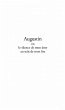 Augustin ou le silence de mon ame au... - Bild 1