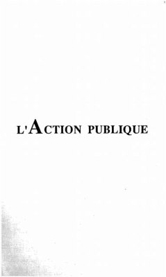 L'ACTION PUBLIQUE (eBook, PDF) - Francois Lacasse