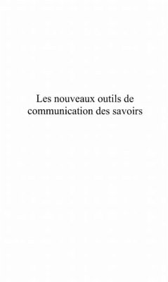 Nouveaux outils de communication des sav (eBook, PDF)