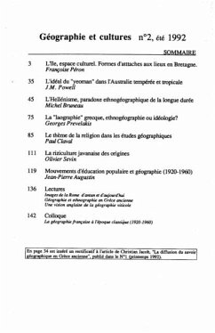 Geographie et Cultures n(deg)2 (eBook, PDF)