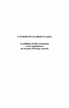 L'EUROPE ET LE DROIT D'ASILE (eBook, PDF)