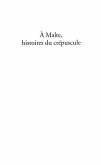 malte histoire du crepuscule (eBook, PDF)