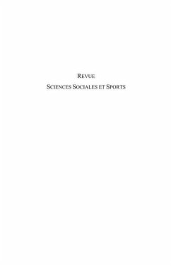 Sciences Sociales et Sport n(deg) 4 (eBook, PDF)