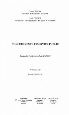 Concurrence et service public (eBook, PDF) Concurrence et service public (eBook, PDF)