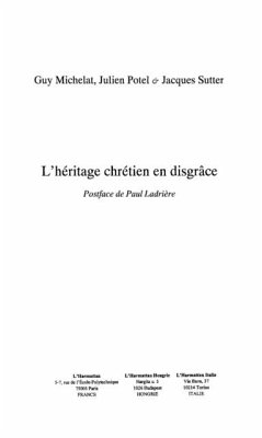 Heritage chretien en disgrace (eBook, PDF)