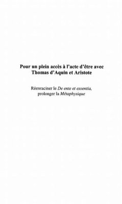 Pour un plein acces a l'acte d'etre avec thomas d'aquin. (eBook, PDF) Pour un plein acces a l'acte d'etre avec thomas d'aquin. (eBook, PDF)