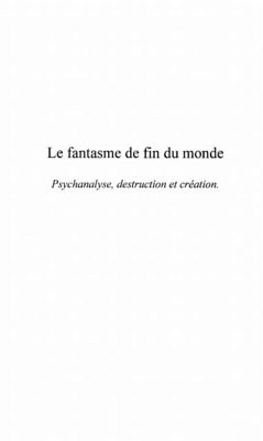 LE FANTASME DE FIN DU MONDE (eBook, PDF)