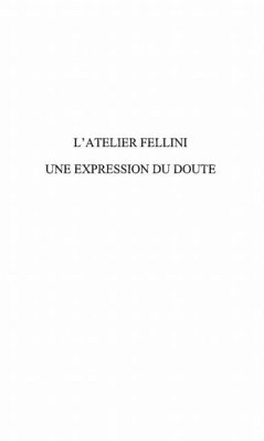Cover Atelier fellini une expressiondu doute (eBook, PDF)