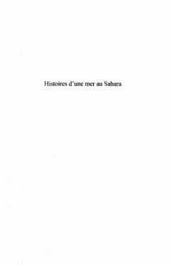 Cover Histoires d'une mer au Sahara (eBook, PDF)