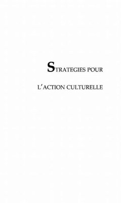 Strategies pour l'action culturelle (eBook, PDF)