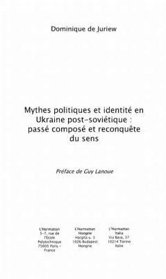 Mythes politiques et identite en Ukraine post-sovietique (eBook, PDF)