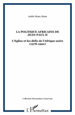 Cover La politique africaine de Jean-Paul II (eBook, ePUB)