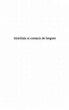 Mobilites et contacts des langues (eBook, PDF)
