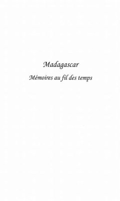 Cover Madagascar memoires au fil destemps (eBook, PDF)