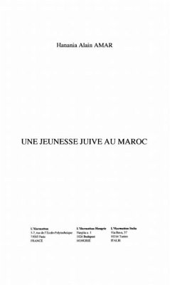 UNE JEUNESSE JUIVE AU MAROC (eBook, PDF)