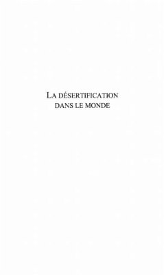 Cover la desertification dans le monde (eBook, PDF)