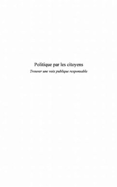 Politique par les citoyens (eBook, PDF)