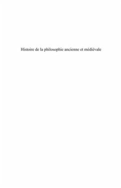 Histoire de la philosophie ancienne et medievale (eBook, PDF)