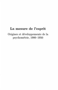 LA MESURE DE L'ESPRIT (eBook, PDF) LA MESURE DE L'ESPRIT (eBook, PDF)
