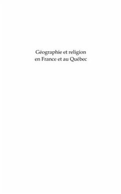Geographie et religion en France et au Quebec (eBook, PDF)