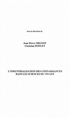 Cover Industrialisation des connaissances dans (eBook, PDF)