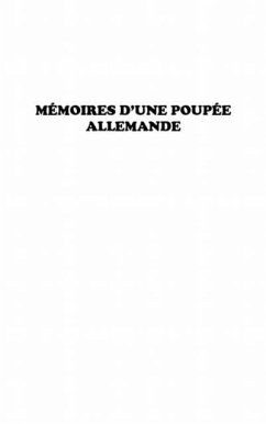 Cover Memoires d'une poupee allemande - piece (eBook, PDF)