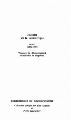 Histoire de la centrafrique t.1 (eBook, PDF)