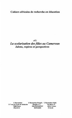 La scolarisation des filles au Cameroun (eBook, PDF) Cover La scolarisation des filles au Cameroun (eBook, PDF)