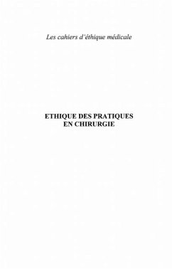 Cover Ethique des pratiques en chirurgie (eBook, PDF)