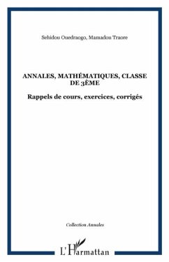 Annales mathematiques classede 3e (eBook, PDF)