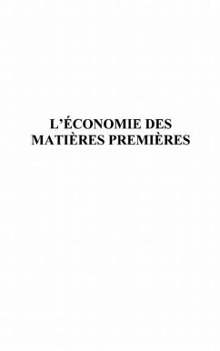 economie des matieres premieres (eBook, PDF)