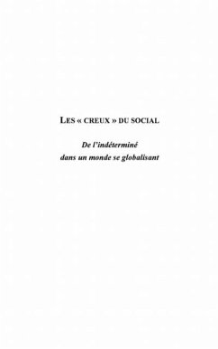 Les creux du social (eBook, PDF) - Ganne Bernard