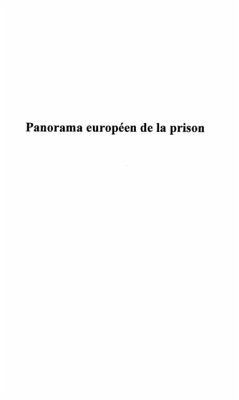 PANORAMA EUROPEEN DE LA PRISON (eBook, PDF) - Collectif