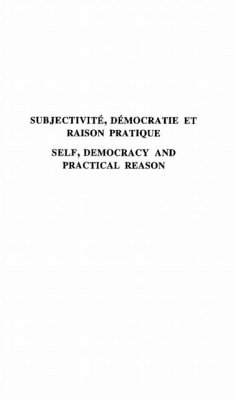 Subjectivite, democratie et raison pratique (eBook, PDF)