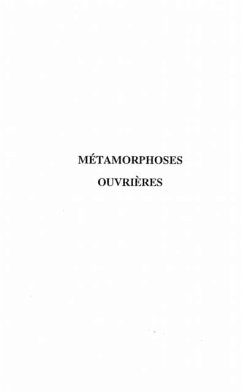 Cover Metamorphoses ouvrieres (eBook, PDF)