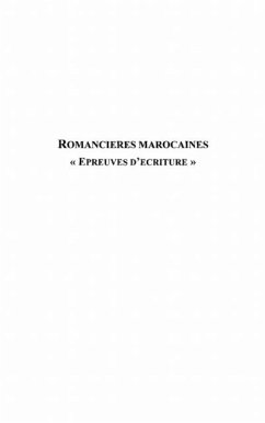 Romancieres Marocaines (eBook, PDF) Romancieres Marocaines (eBook, PDF)