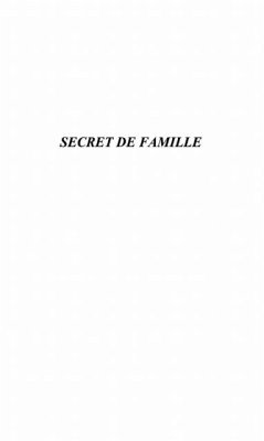 Secret de famille (eBook, PDF)
