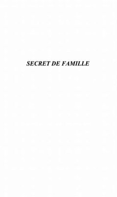 Cover Secret de famille (eBook, PDF)