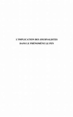 L'implication des journalistesdans le phenomene Le Pen (eBook, PDF) - Le Bohec Jacques