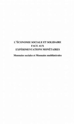 L'Economie sociale et solidaire face aux experimentations mo (eBook, PDF)