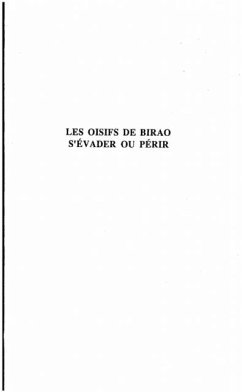 Cover Les oisifs de Birao, s'evader ou perir (eBook, PDF)