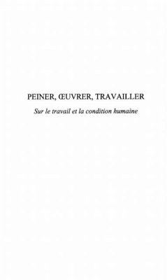 PEINER, ?'UVRER, TRAVAILLER (eBook, PDF)